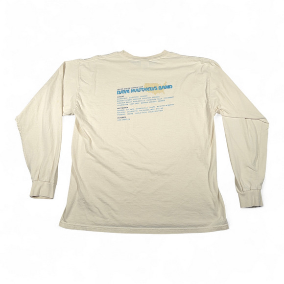 Dave Matthews Band Shirt Adult EXTRA LARGE White Band Music DMB Tour 2007 Y2K - Picture 2 of 9